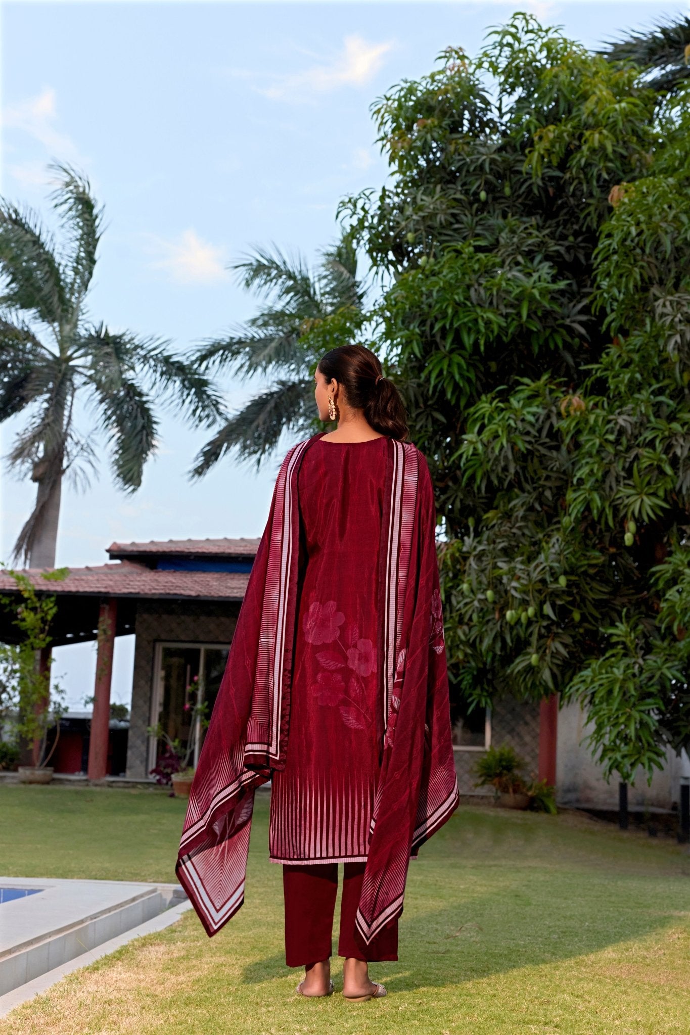 Maroon Suits - Buy Premium Ethnic Wear Online at Avitra