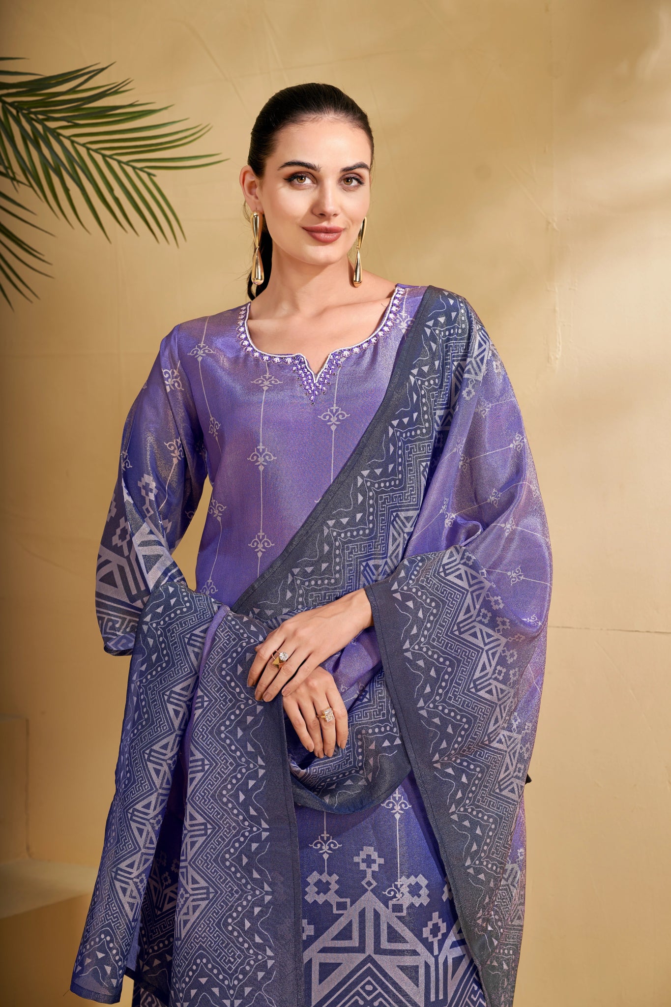 Purple Elegance Suits - Buy Premium Ethnic Wear Online at Avitra